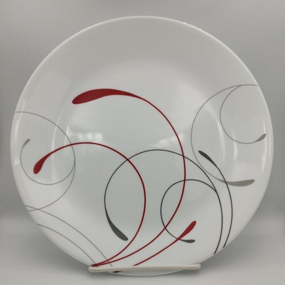 Corelle Impressions Splendor Vitrelle Glass Round Dinner Plate Plates Set of 4 - Picture 2 of 6